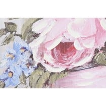 Bild Home ESPRIT grün Rosa Rosen Romantisch 60 x 3 x 60 cm (4 Stück)