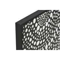 Painting Home ESPRIT White Black Abstract Modern Lacquered 60 x 3,5 x 80 cm (2 Units)