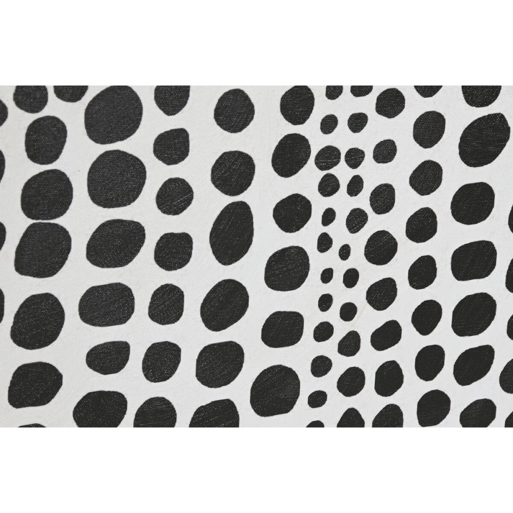 Painting Home ESPRIT White Black Abstract Modern Lacquered 60 x 3,5 x 80 cm (2 Units)