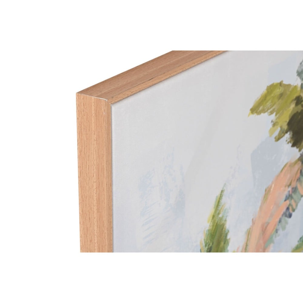 Bild Home ESPRIT Blau grün Palmen Tropical 120 x 3,5 x 90 cm (2 Stück)