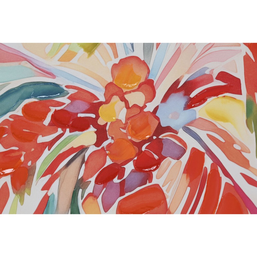 Painting Home ESPRIT Palms Tropical 80 x 3,5 x 80 cm (2 Units)