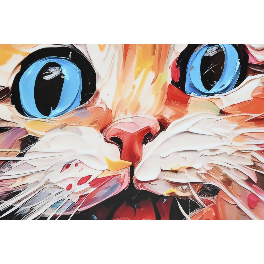 Bild Home ESPRIT Moderne Katze 80 x 3,5 x 80 cm (2 Stück)