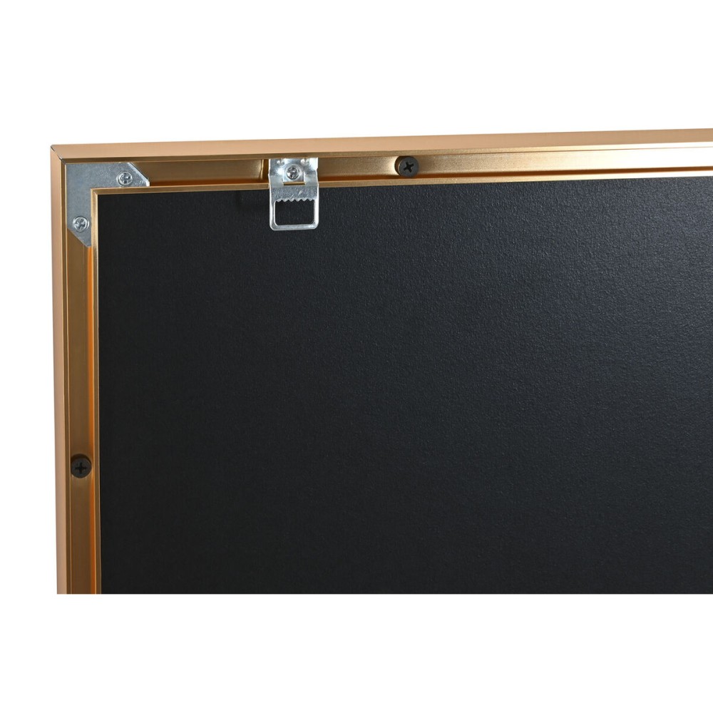 Bild Home ESPRIT Weiß Schwarz Gold Blomster 80 x 3,5 x 80 cm (2 Stück)