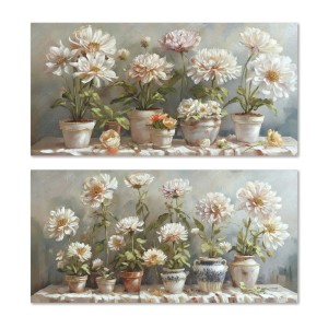 Cadre Home ESPRIT Pot Traditionnel 120 x 3 x 60 cm (2 Unités)