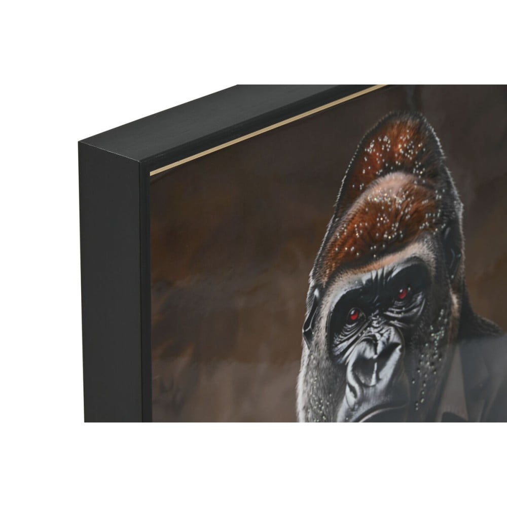 Bild Home ESPRIT Braun Schwarz Gorilla Loft Lackierung 51,5 x 4,5 x 71,5 cm (2 Stück)