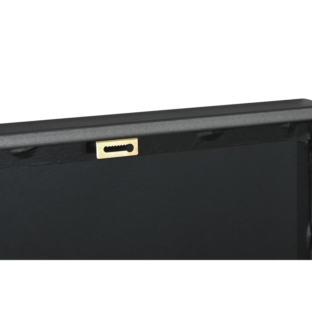Painting Home ESPRIT Brown Black Gorilla Loft Lacquered 51,5 x 4,5 x 71,5 cm (2 Units)