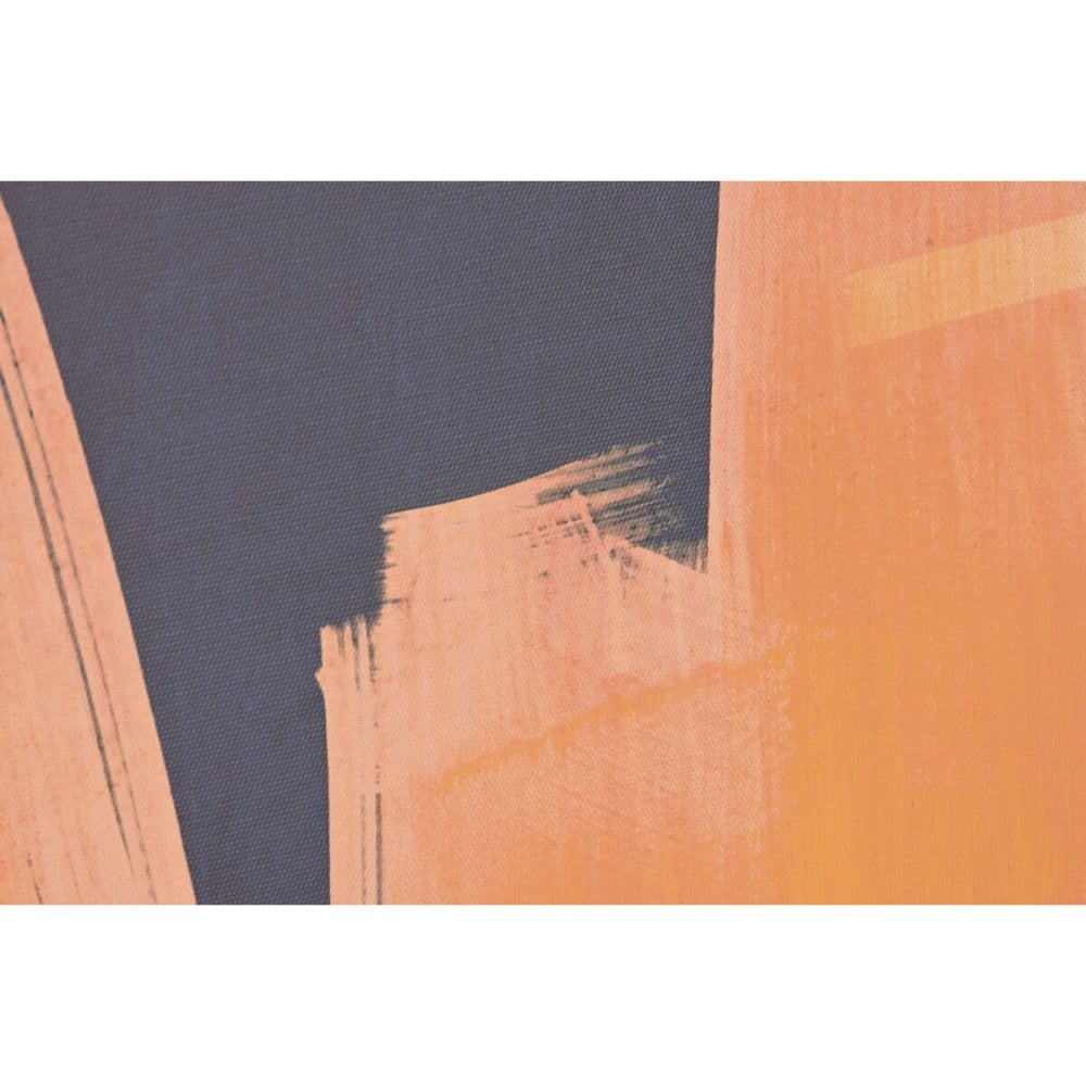 Painting Home ESPRIT Blue Orange Abstract Urban 103 x 4,5 x 143 cm (2 Units)