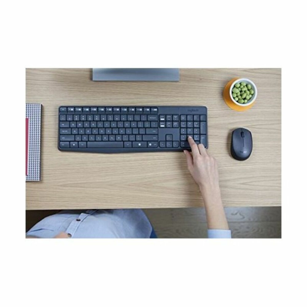 Clavier et souris sans fil Logitech 920-007919 Espagnol Espagnol Qwerty QWERTY