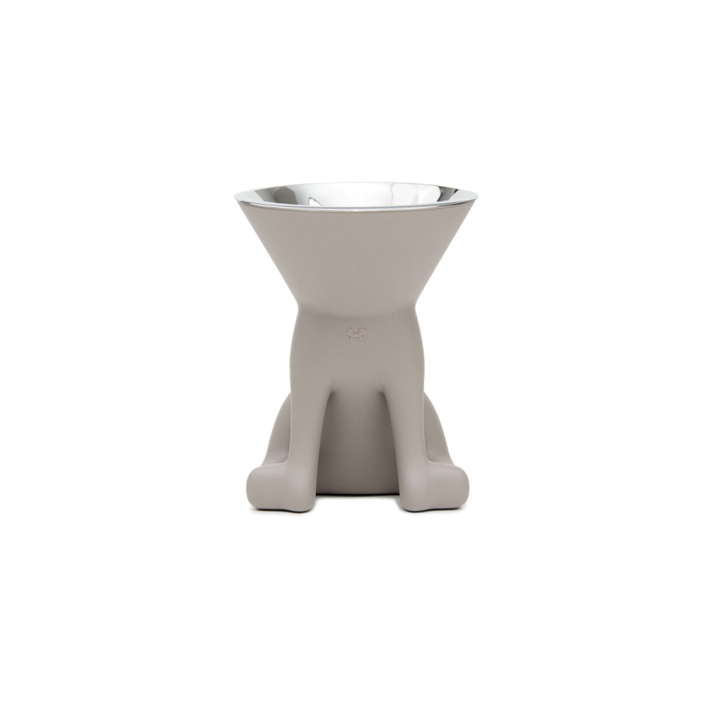 Mangeoire pour chiens United Pets Up Elisabeth Gris Acier inoxydable Polyéthylène 1 L