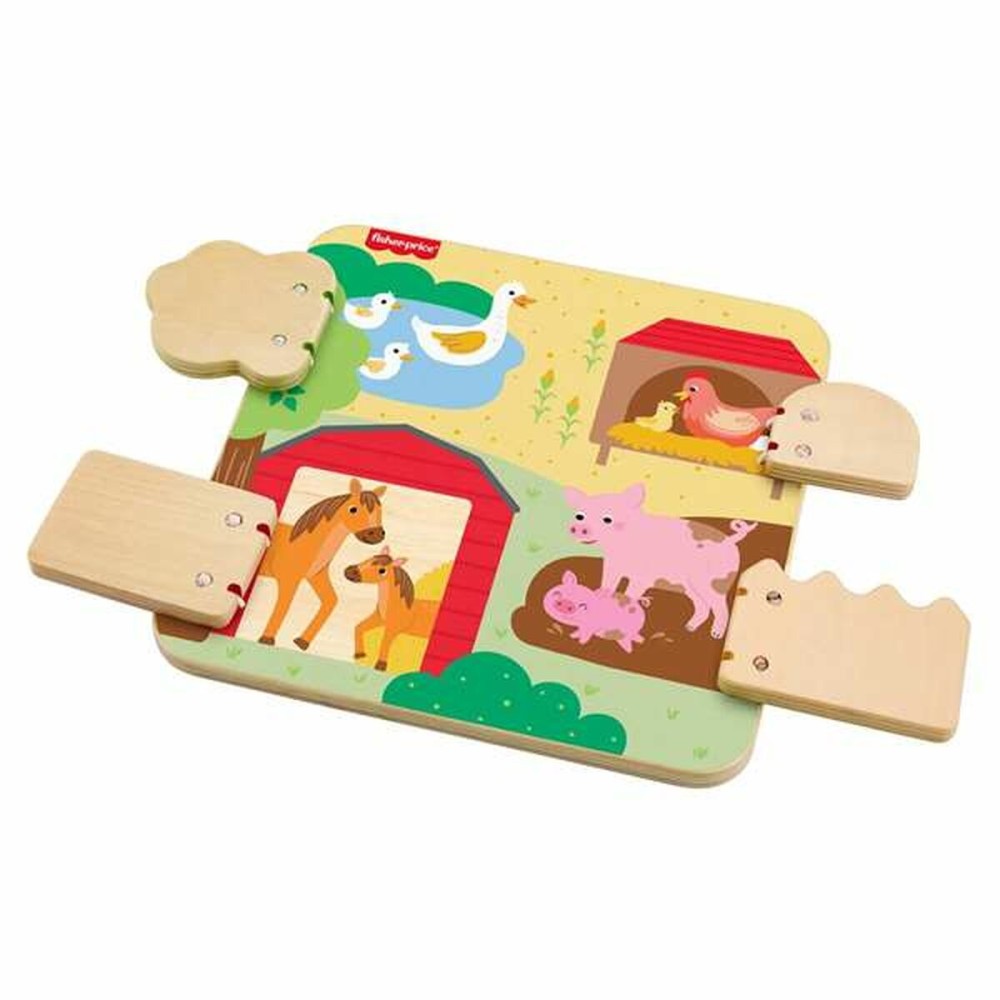 Baby-Spielzeug Mattel 20 x 20 x 1,91 cm tiere