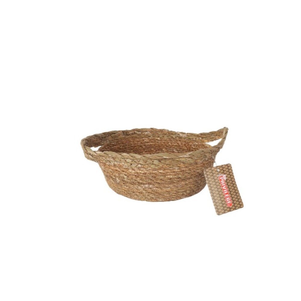 Multi-purpose basket Privilege Brown wicker ø 17 x 7 cm (18 Units)