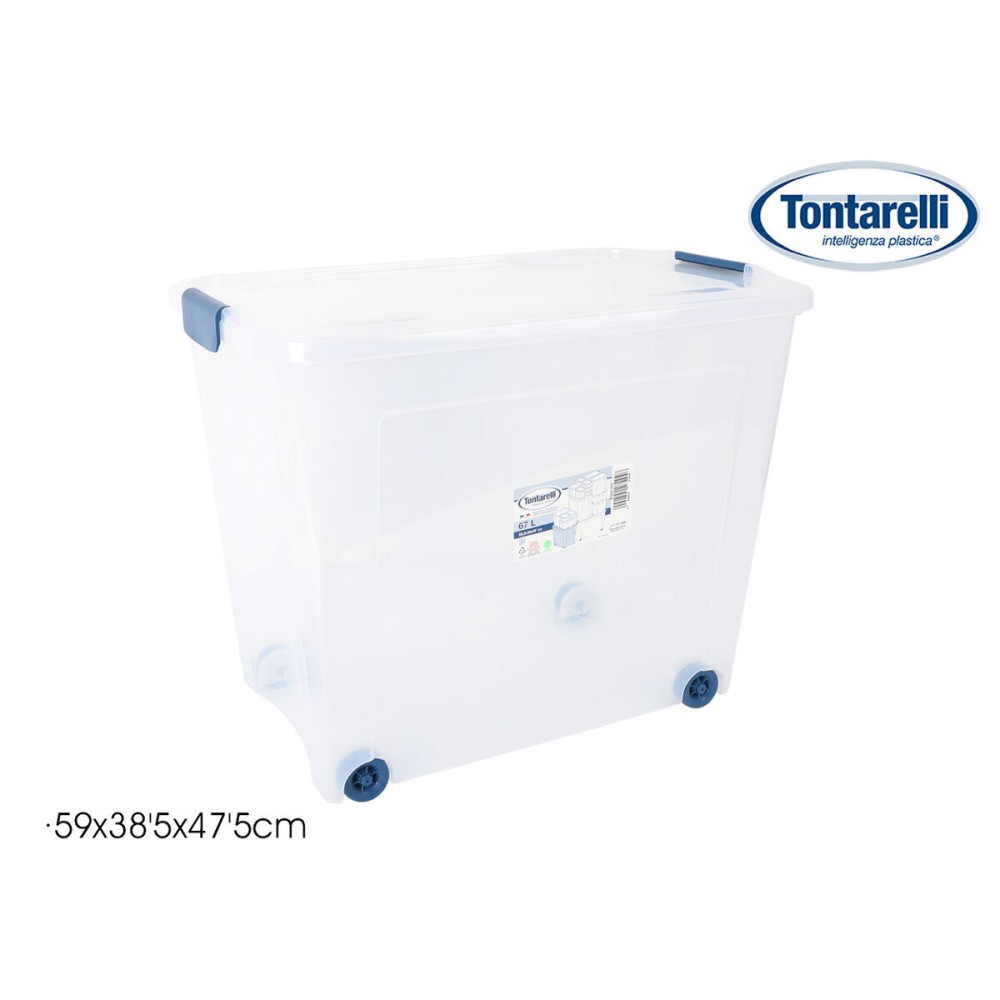 Aufbewahrungsbox mit Rädern Tontarelli 59 x 38'5 x 47'5 cm (4 Stück)