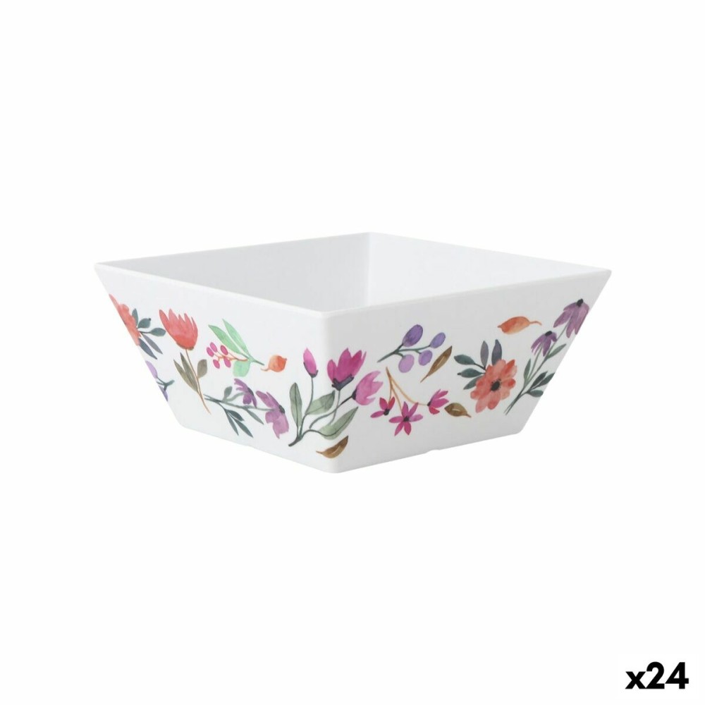 Schüssel für Vorspeisen La Mediterránea Blomster 18 x 18 x 8 cm (24 Stück)