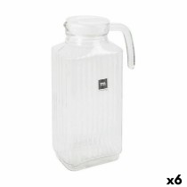 Carafe avec Couvercle et Doseur La Mediterránea Chrysler 1,8 L verre (6 Unités)