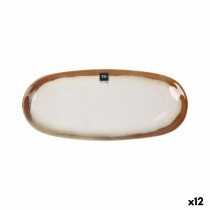 Plat à Gratin La Mediterránea Fustam Oblongue 33,8 x 15,2 x 2,6 cm (12 Unités)