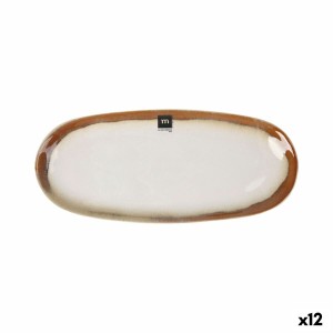 Plat à Gratin La Mediterránea Fustam Oblongue 33,8 x 15,2 x 2,6 cm (12 Unités)