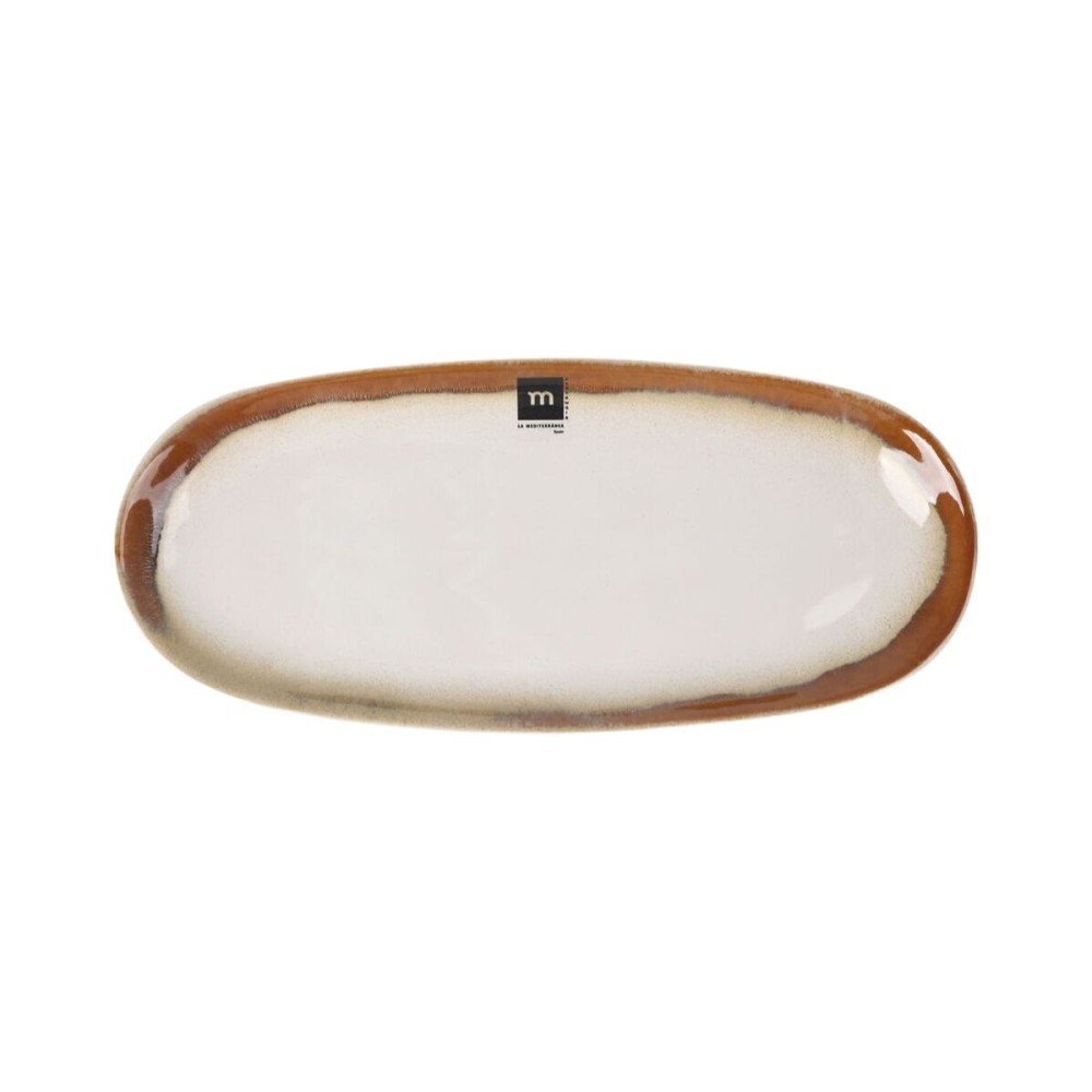 Plat à Gratin La Mediterránea Fustam Oblongue 33,8 x 15,2 x 2,6 cm (12 Unités)