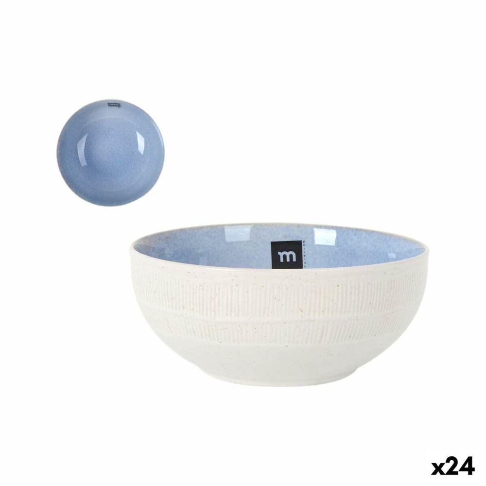 Schüssel La Mediterránea Calobra Blau Ø 15,5 cm (24 Stück)