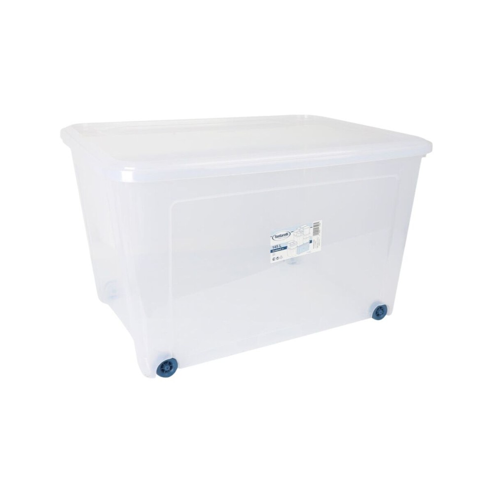 Storage Box with Wheels Tontarelli 78,2 x 58,2 x 47 cm (3 Units)