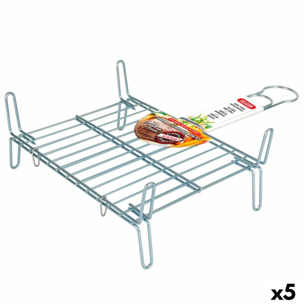 Grill Algon Double Verzinkt 25 x 30 cm (5 Stück)
