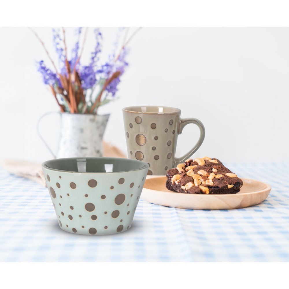 Tasse de café et de thé La Mediterránea 100 ml Lune (36 Unités)