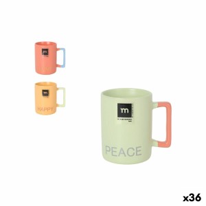 Tasse Kaffee und Tee La Mediterránea Love & Peace 180 ml (36 Stück)