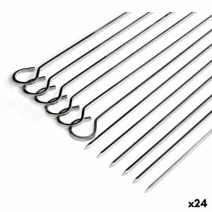 Grillspieß-Set Algon Metall 27 cm 6 Stücke (24 Stück)