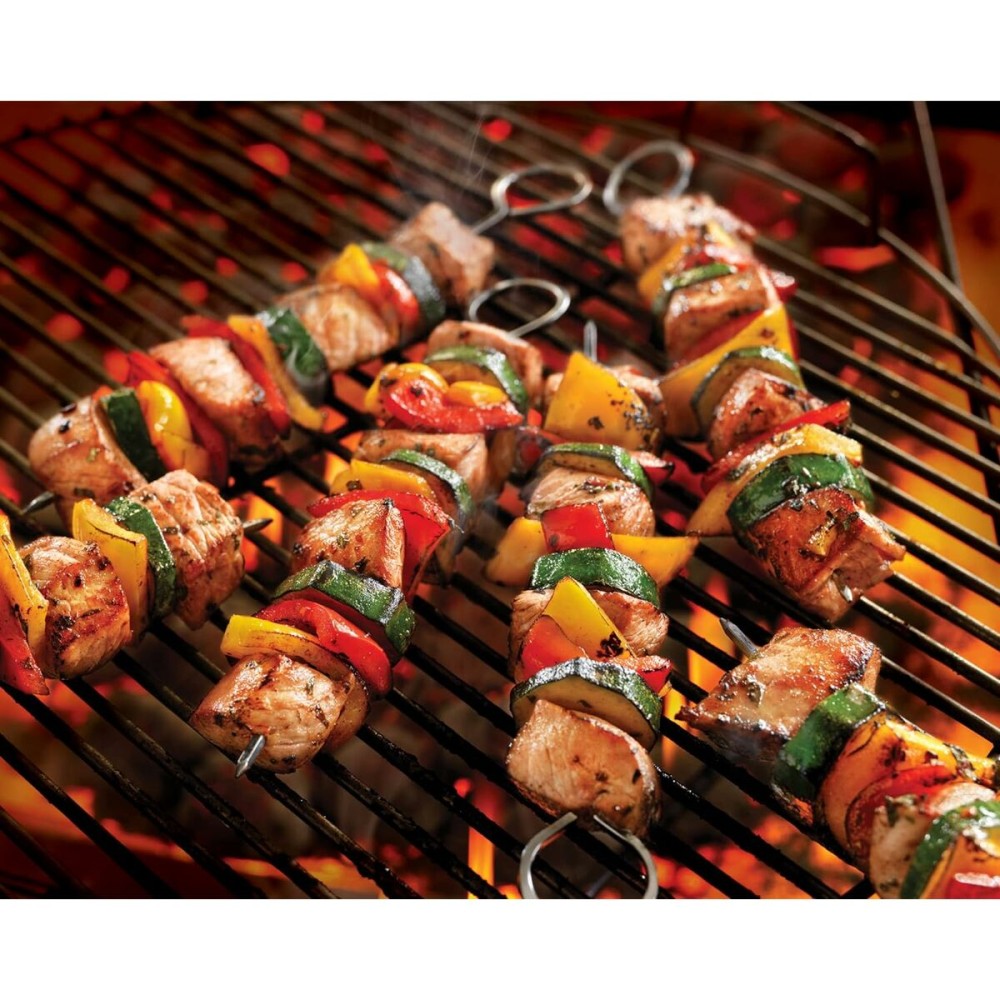 Grillspieß-Set Algon Metall 27 cm 6 Stücke (24 Stück)