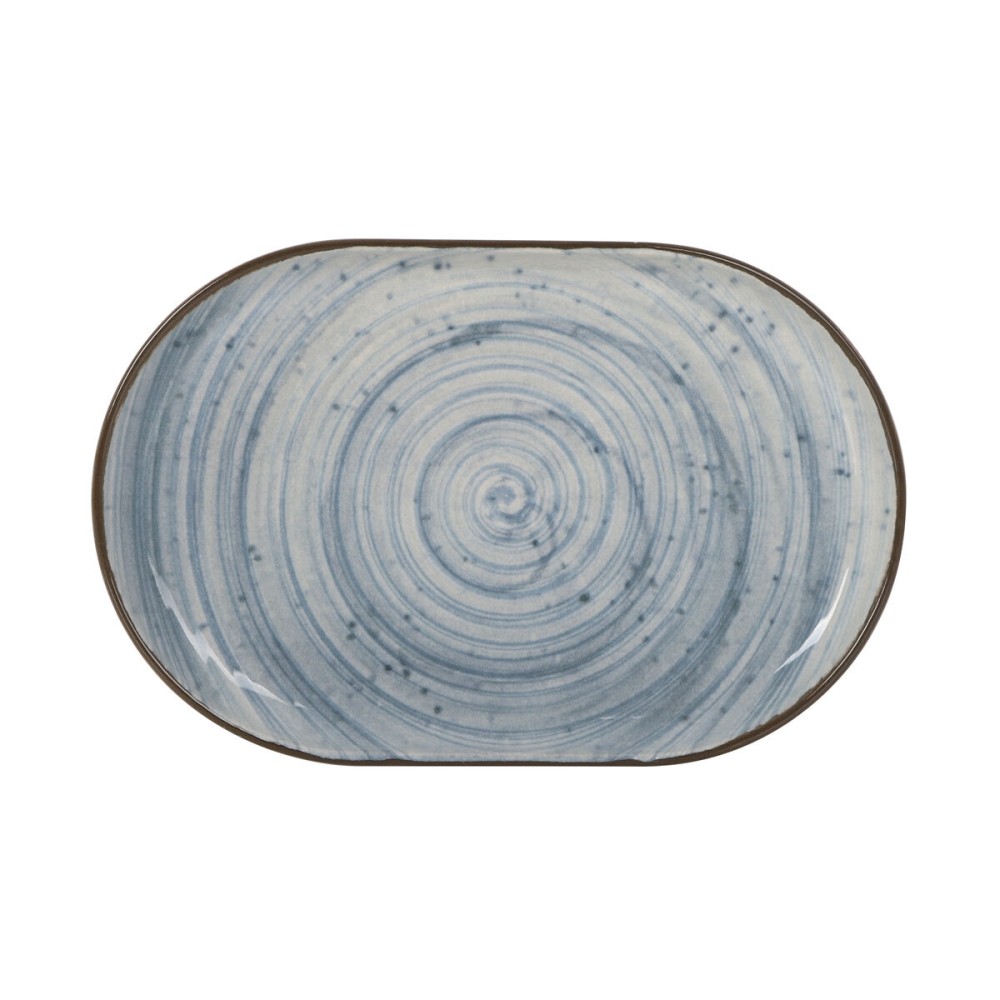 Serving Platter La Mediterránea Anllo Oval 20 x 13 x 2 cm (24 Units)