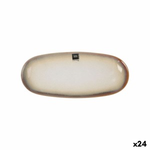 Serving Platter La Mediterránea Fustam Oval 29,5 x 12,7 x 2,4 cm (24 Units)