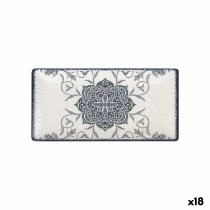 Plat à Gratin La Mediterránea Rosetta Rectangulaire 30 x 15 x 2 cm (18 Unités)