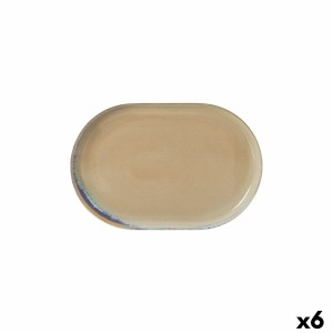 Serving Platter La Mediterránea Cies Oval 25 x 15 x 2,2 cm (6 Units)