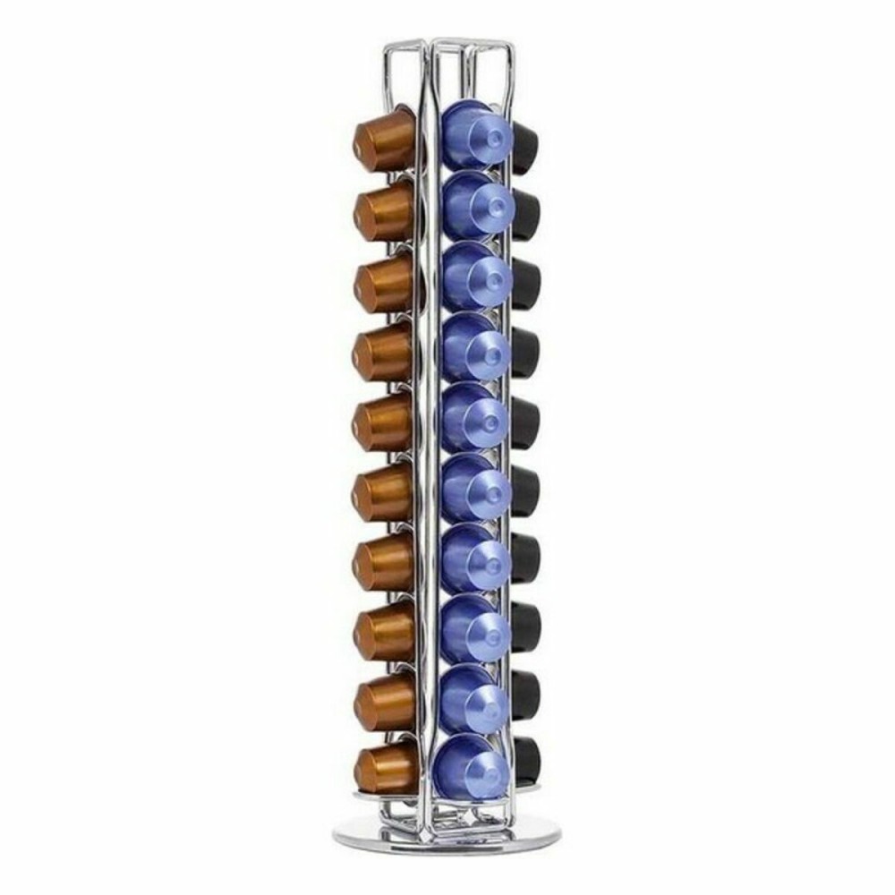 Spender für 40 Kaffeekapseln Quttin 107235 Drehend 11,5 x 37 cm (6 Stück)