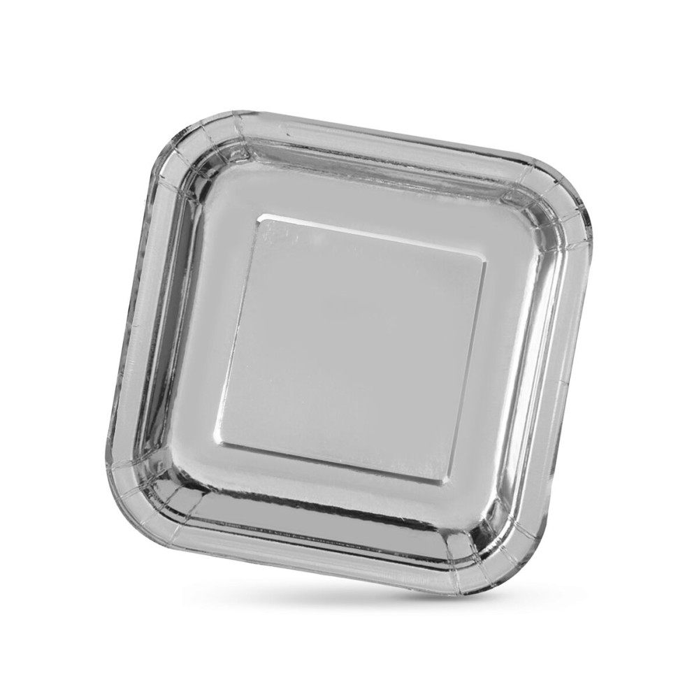 Service de vaisselle Algon Argenté 23 cm 10 Pièces (18 Unités)