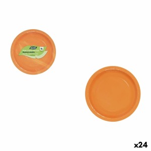 Geschirr-Set Algon Orange 20 cm 10 Stücke (24 Stück)