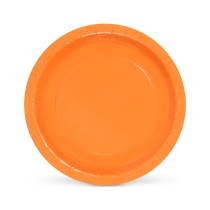 Service de vaisselle Algon Orange 20 cm 10 Pièces (24 Unités)