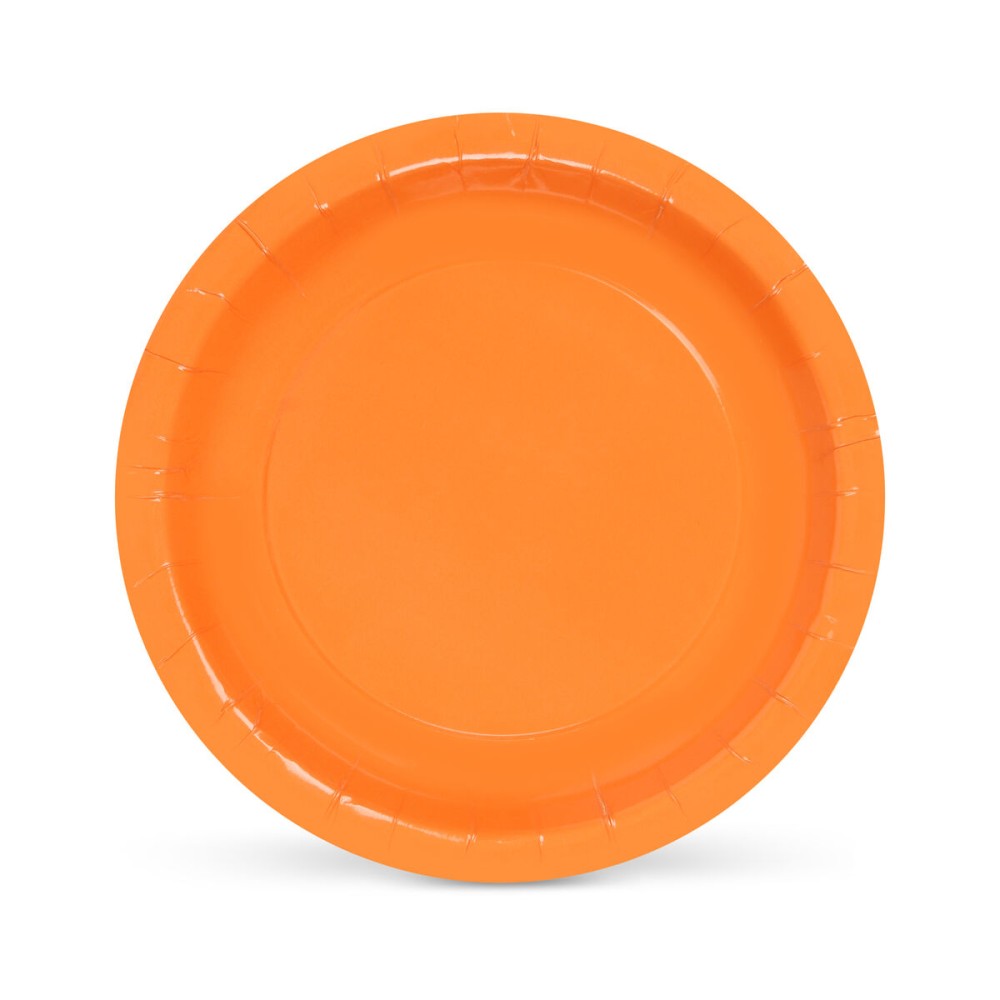 Service de vaisselle Algon Orange 20 cm 10 Pièces (24 Unités)