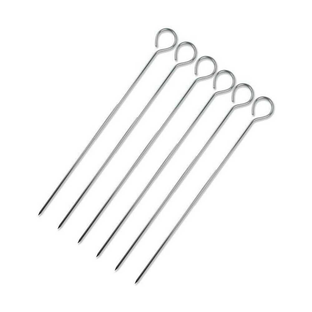 Ensemble de brochettes pour barbecue Wooow Métal 6 Pièces 20 cm (36 Unités)