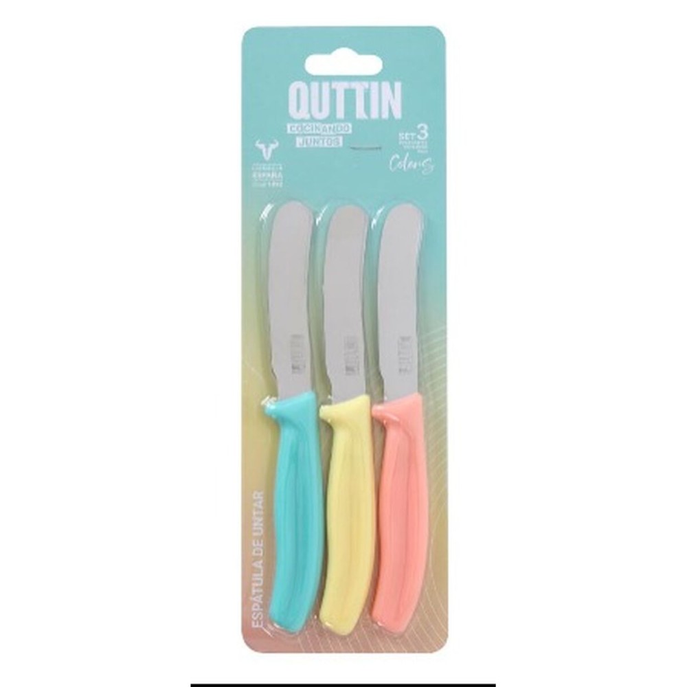 Kitchen Knife Quttin Basic 20 cm 0,8 mm 3 Pieces (12 Units)