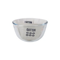 Bol La Mediterránea Quttin verre 1,1 L 17 x 17 x 10 cm (12 Unités)