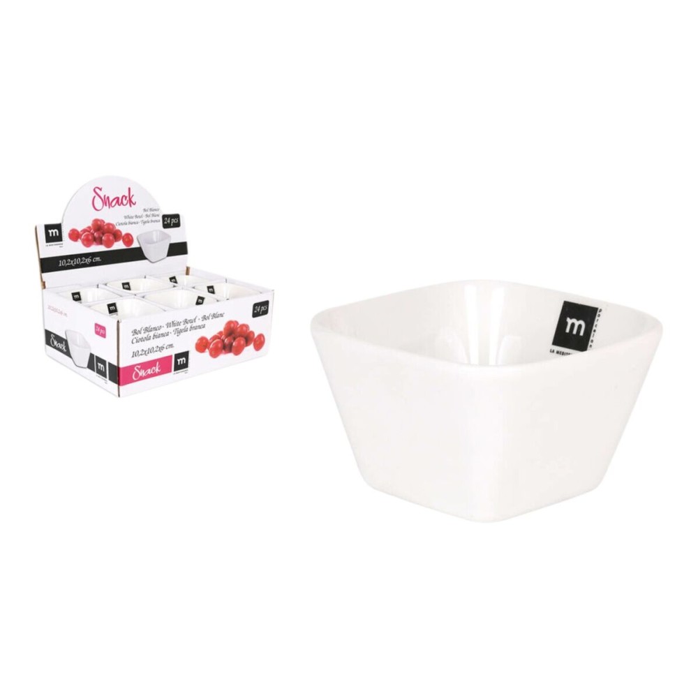Bol La Mediterránea Snack 270 ml 10,2 x 10,2 x 6 cm (72 Unités)