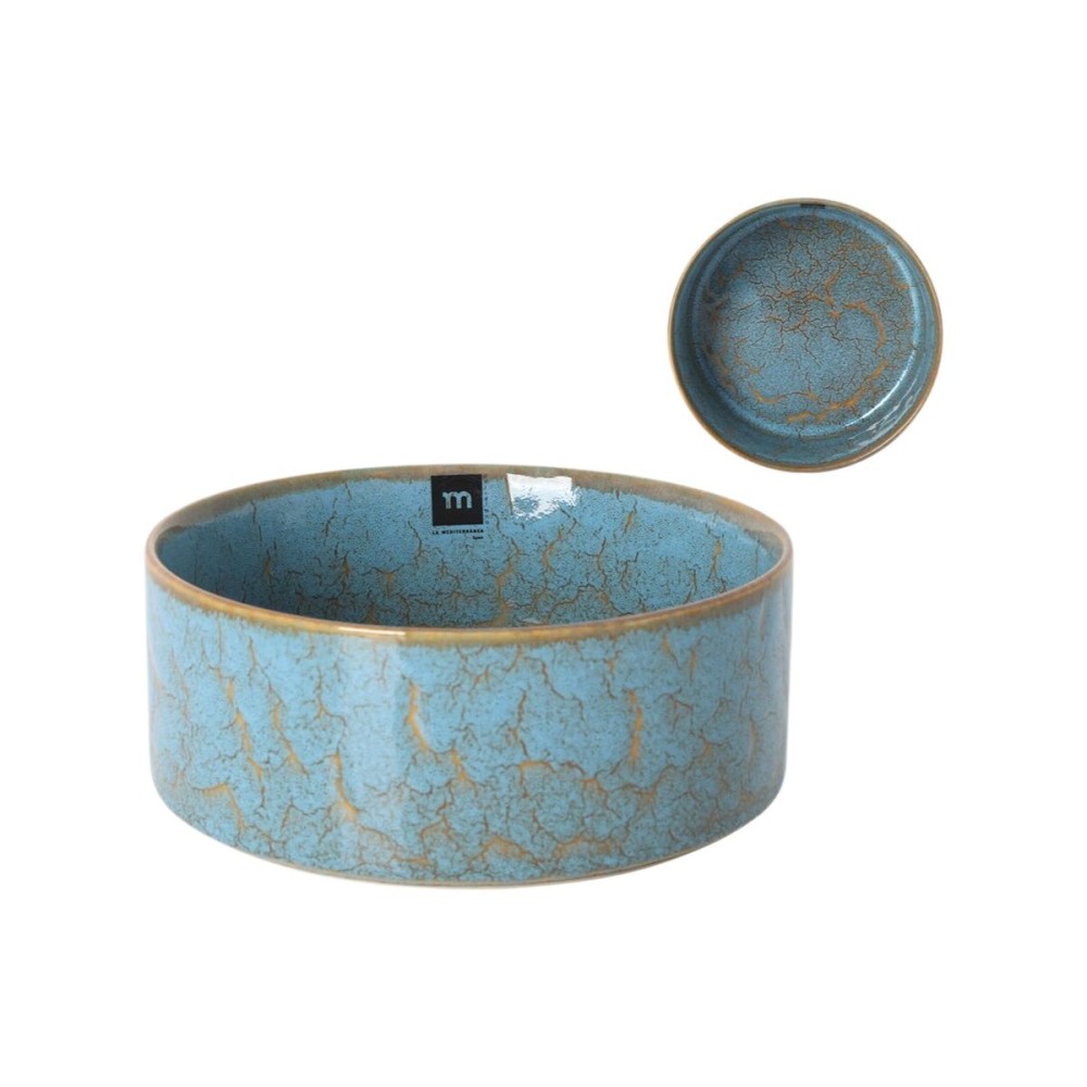 Bol La Mediterránea Scratch blue 20,6 x 7,8 cm (8 Unités)