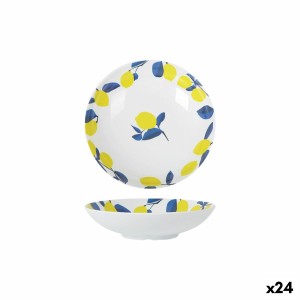 Assiette creuse La Mediterránea Citron 21 x 5,3 cm (24 Unités)