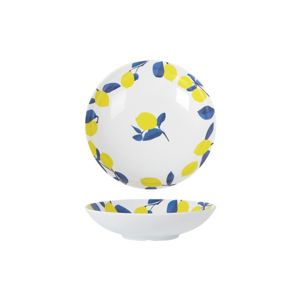 Assiette creuse La Mediterránea Citron 21 x 5,3 cm (24 Unités)