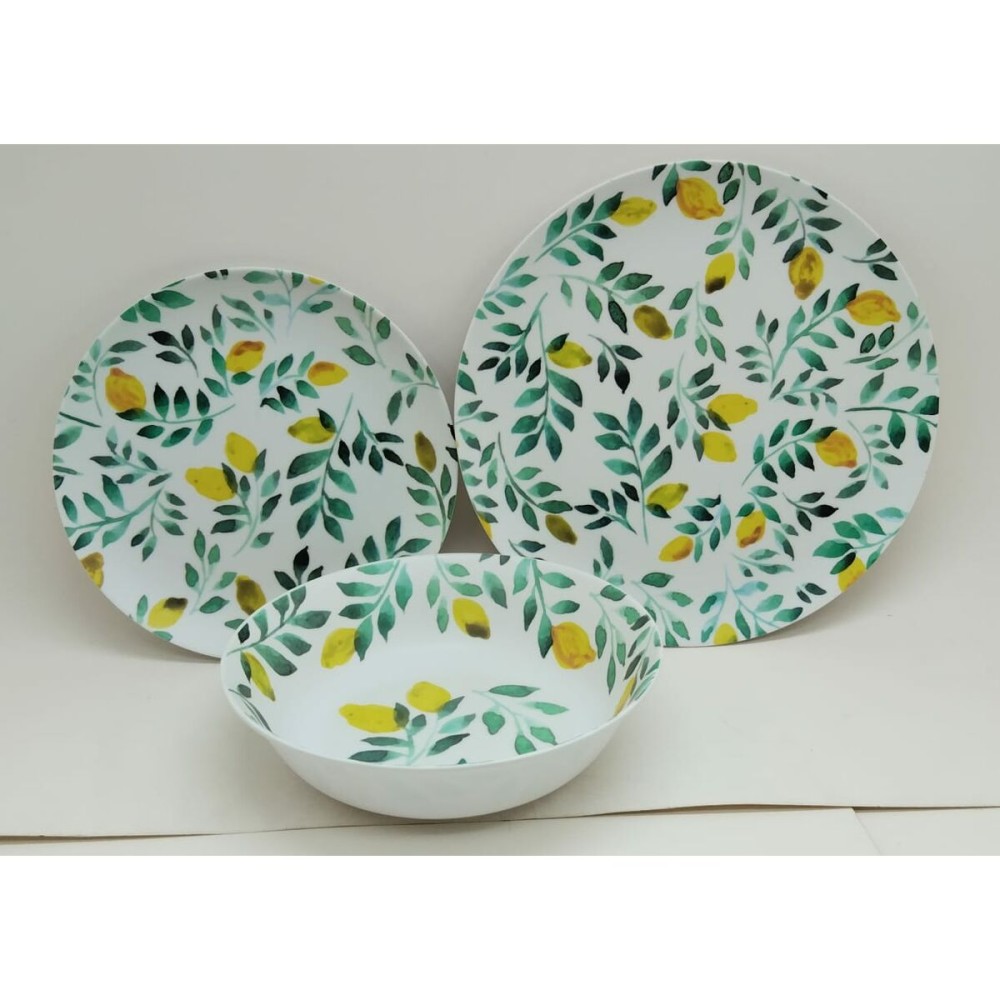 Assiette creuse La Mediterránea Citron 21 x 5,3 cm (24 Unités)