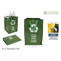 Rubbish Bags Confortime Glass Green Glass 24 Units