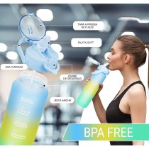 Wasserflasche Bewinner Bunt 800 ml 7,3 x 7,3 x 23,5 (12 Stück)