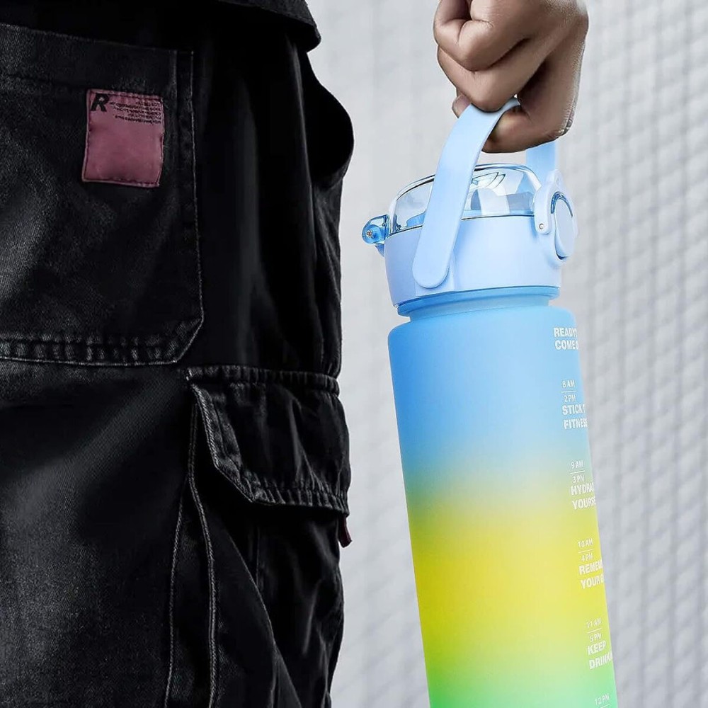 Wasserflasche Bewinner Bunt 800 ml 7,3 x 7,3 x 23,5 (12 Stück)