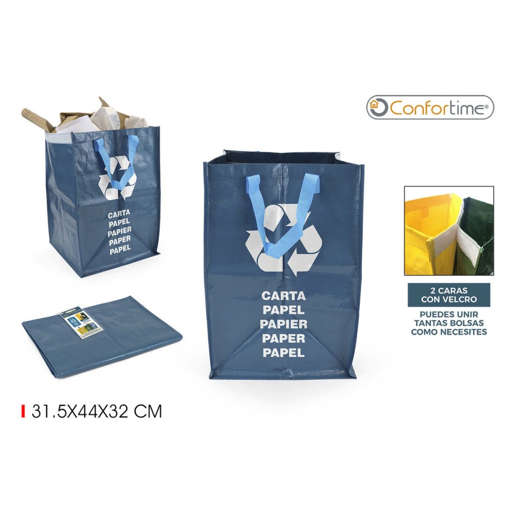 Rubbish Bags Confortime Paper Blue 24 Units