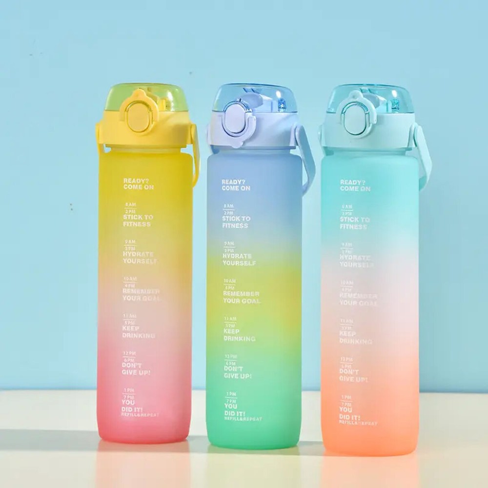 Wasserflasche Bewinner Bunt 800 ml 7,3 x 7,3 x 23,5 (12 Stück)